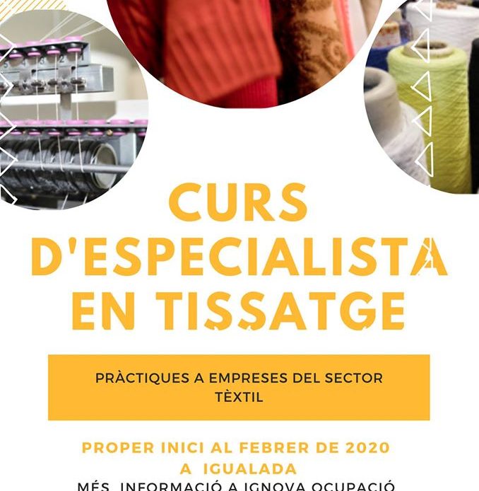 CURS D’ESPECIALISTA EN TISSATGE